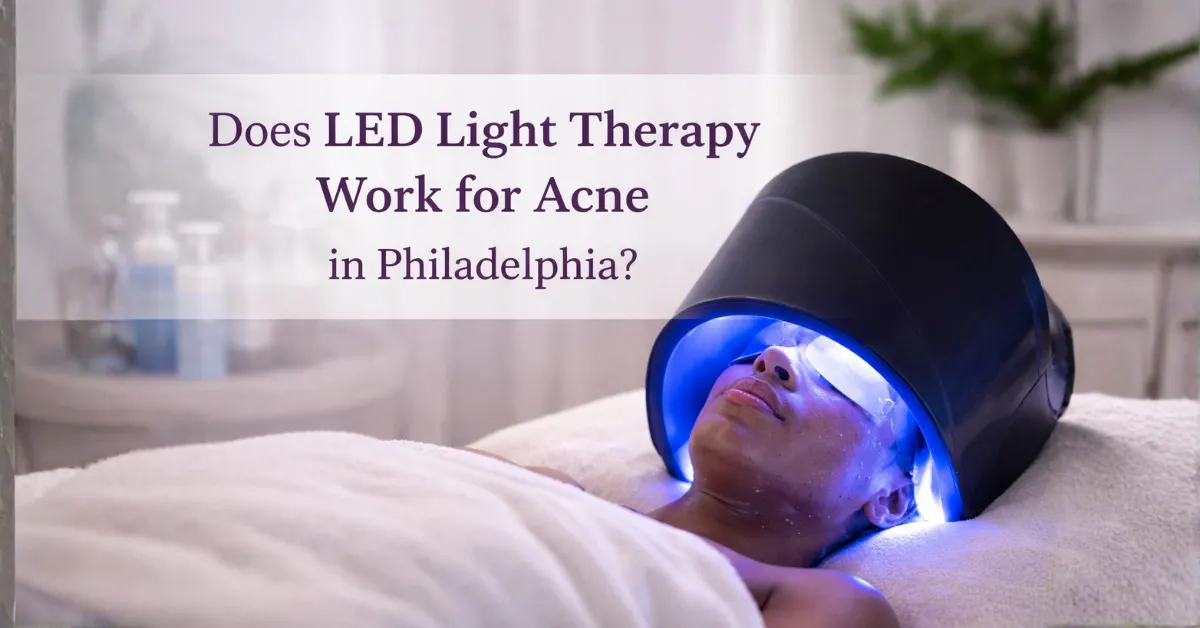 LED light therapy for acne treatment in Philadelphia