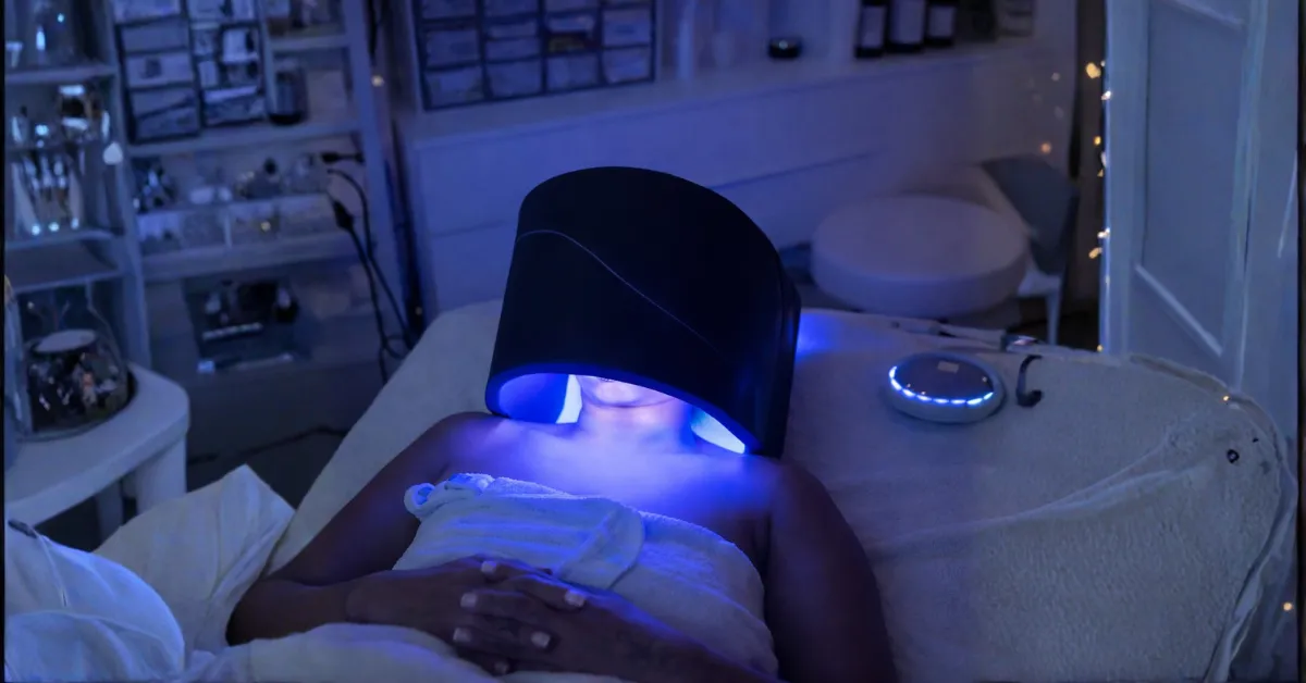 LED light therapy for acne in Philadelphia at Viviane Aires Skin Wellness