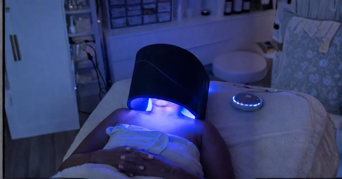 led light therapy philadelphia skincare treatment session