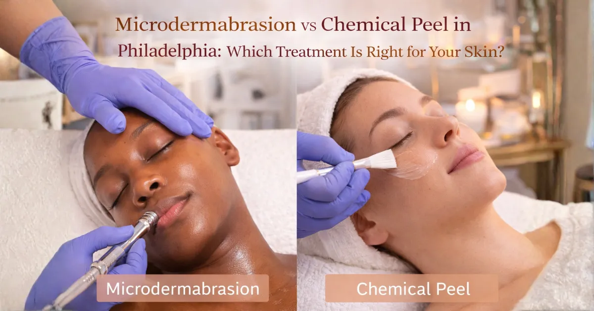 microdermabrasion vs chemical peel in Philadelphia comparison