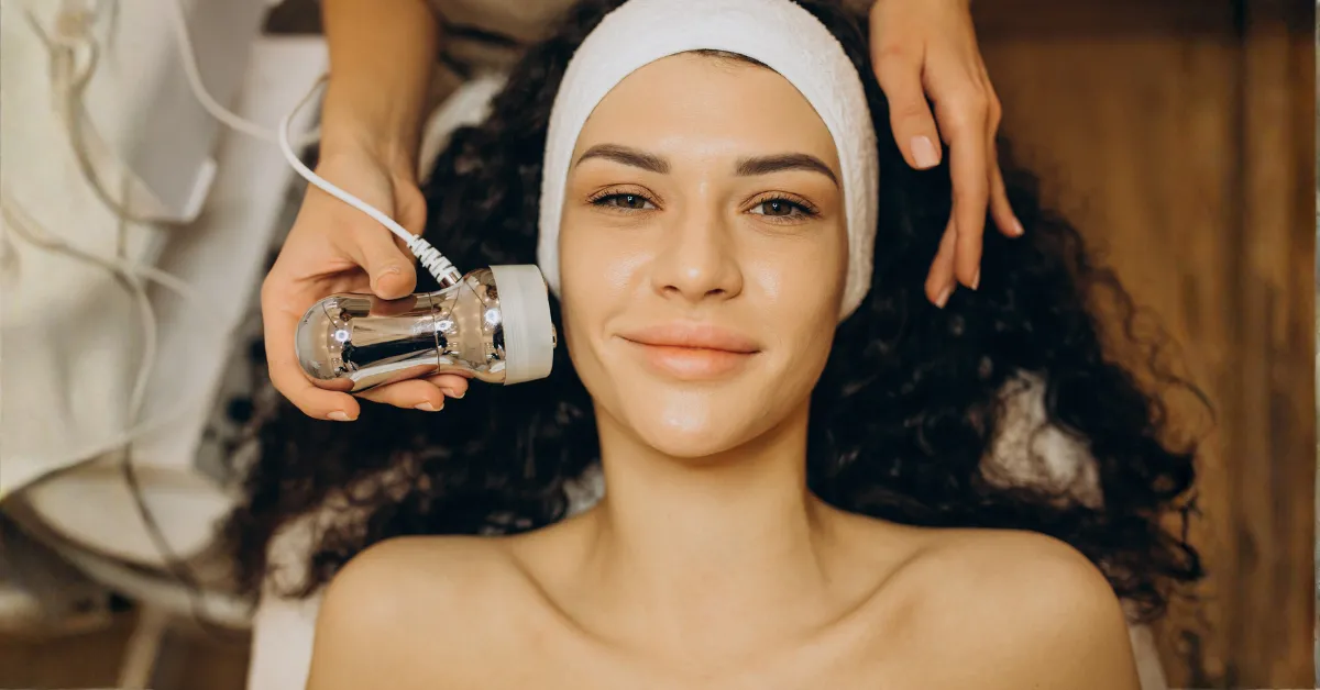 Professional HydraFacial treatment for glowing skin