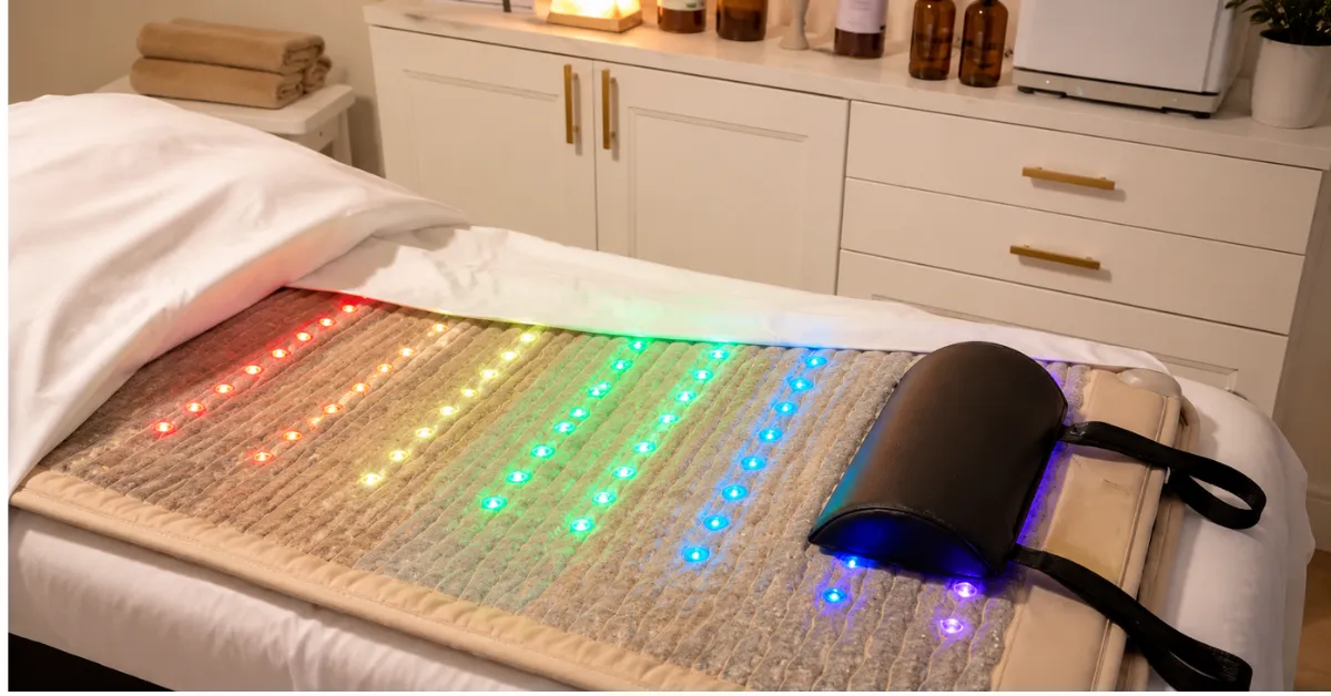 Infrared PEMF Mat therapy at Viviane Aires Skin Wellness