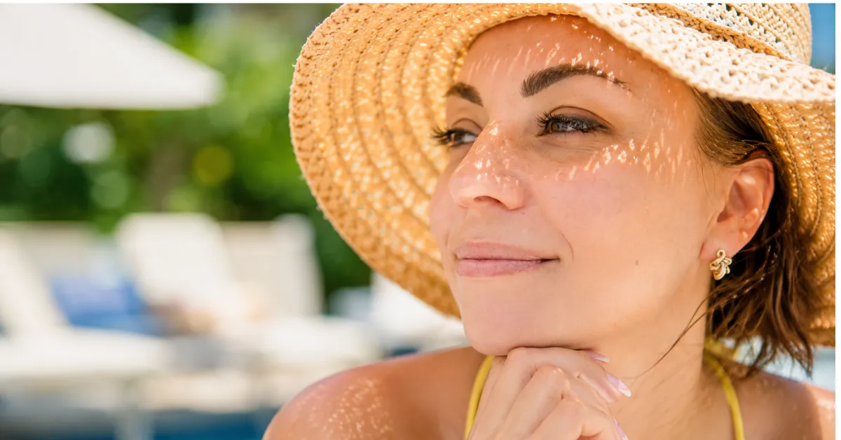 Summer dehydrated skin with tired-looking complexion