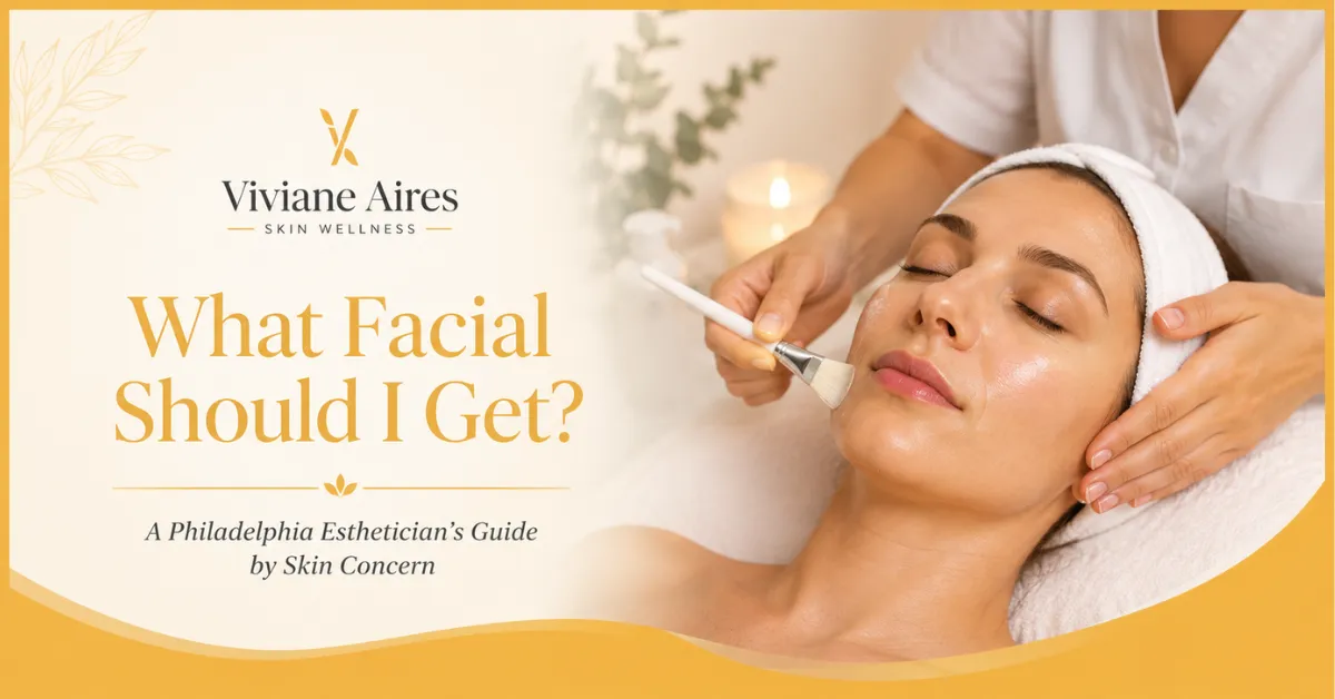 What facial should I get in Philadelphia based on my skin concern