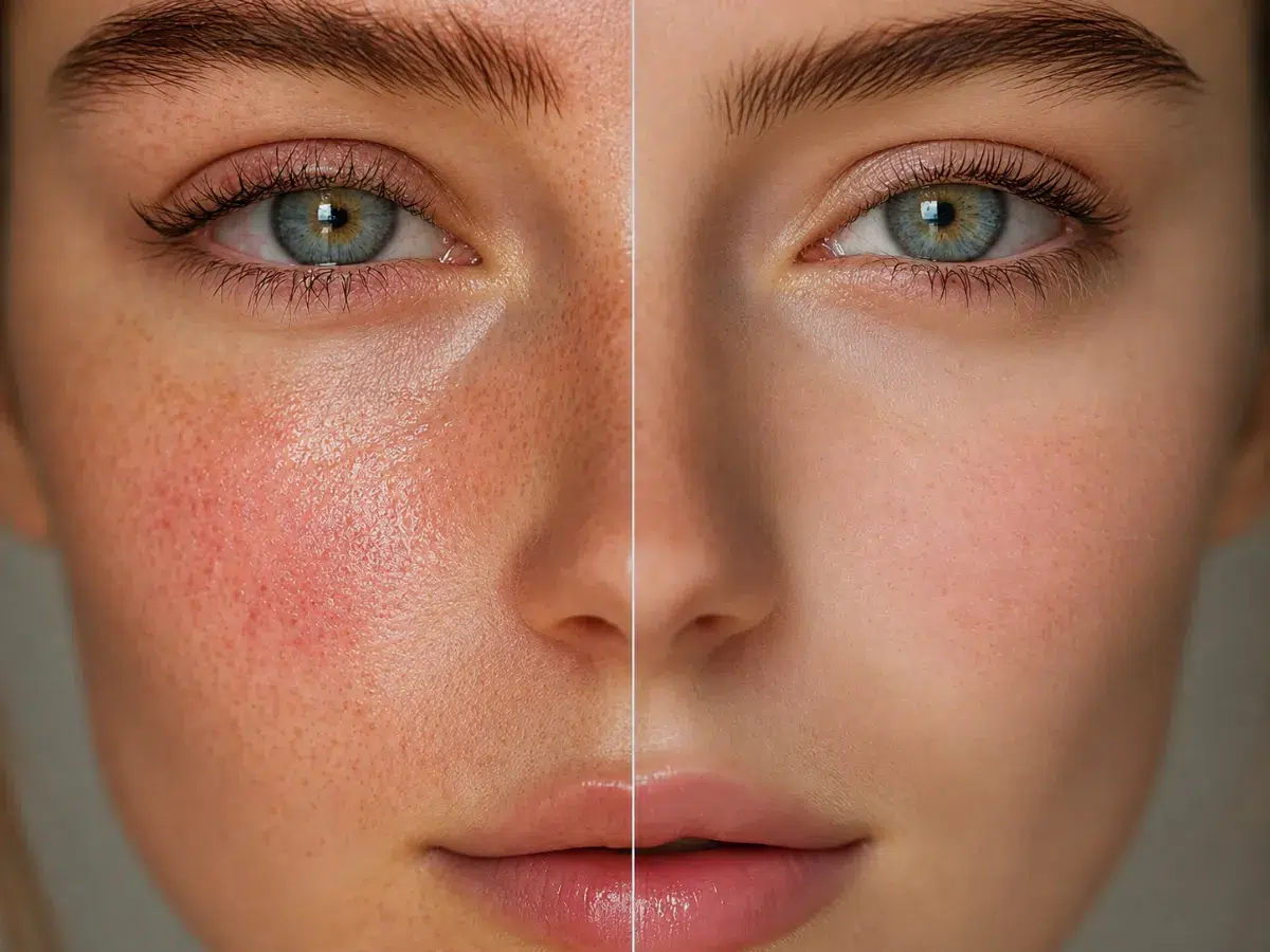 Dull skin with dark spots and uneven skin tone support