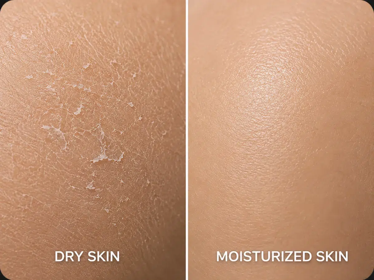 Skin barrier support facial for dry and sensitive skin